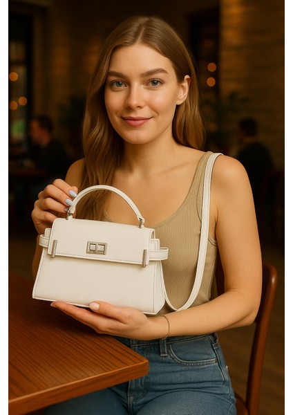 Lüks Kapaklı Şık Omuz ve El Çantası – Günlük & Klasik Kullanım