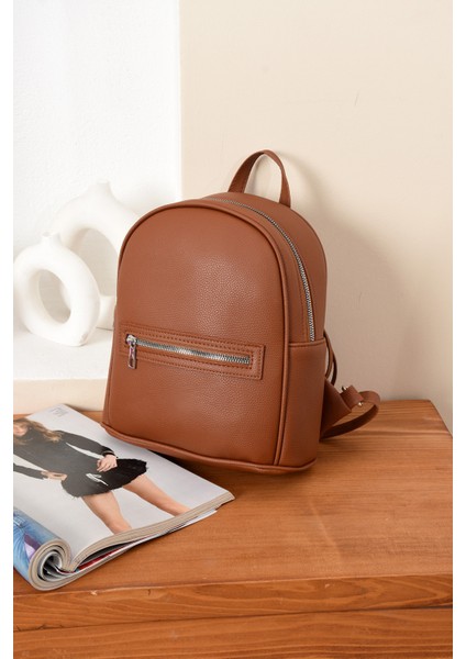 Kadın Lüks Ayarlanabilr Sade Şık Askılı Modern Sırt Çantası