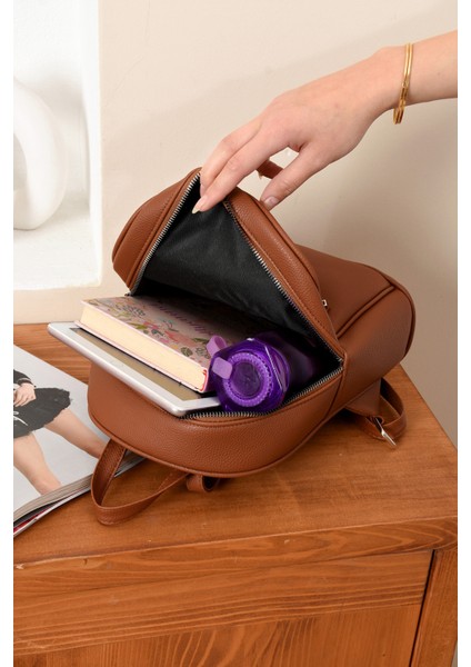 Kadın Lüks Ayarlanabilr Sade Şık Askılı Modern Sırt Çantası fırsatları