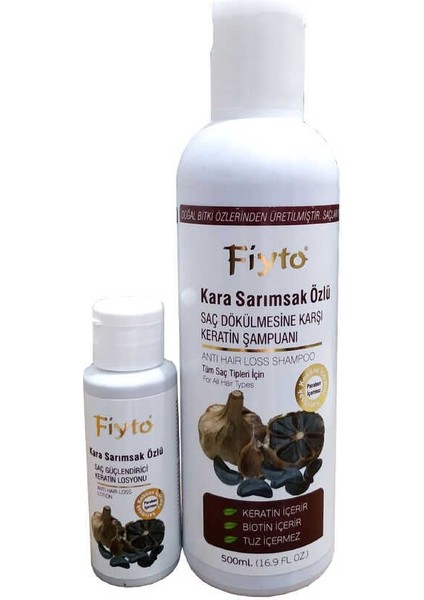 Kara Sarımsak Özlü Şampuan 500 ml