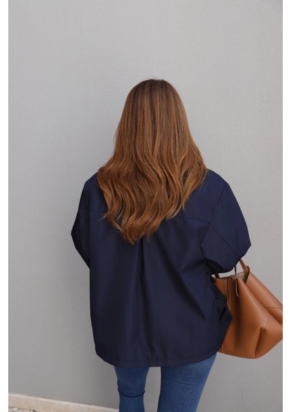 Lacivert Yaka Detay Ceket fırsatları