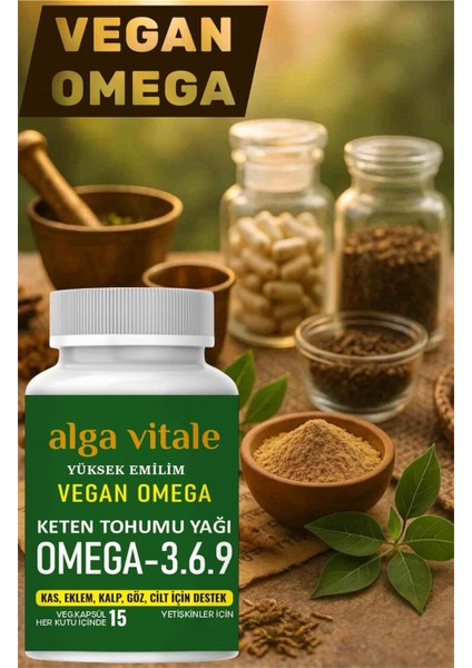 Alga Vitale 15'li Balık Içermeyen Vegan Bitkisel Omega fiyatları