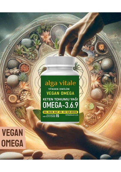 Alga Vitale 15'li Balık Içermeyen Vegan Bitkisel Omega modelleri