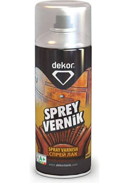 Dekor Mat Vernik Sprey Tüm Yüzeyler Için Uygundur 400 ml