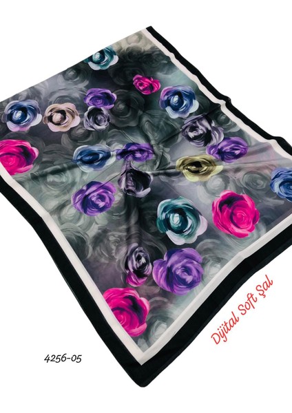 4256 Dijital Soft Şal
