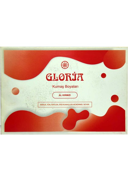 Kumaş Boyası Al Kırmızı 10 gr Paket