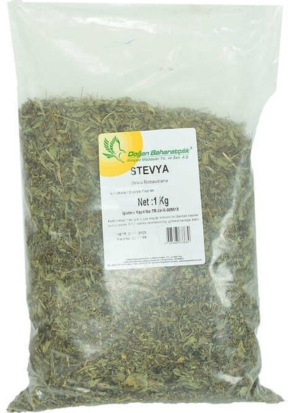 Stevya Otu Yaprağı Doğal Stevia 1000 gr Paket
