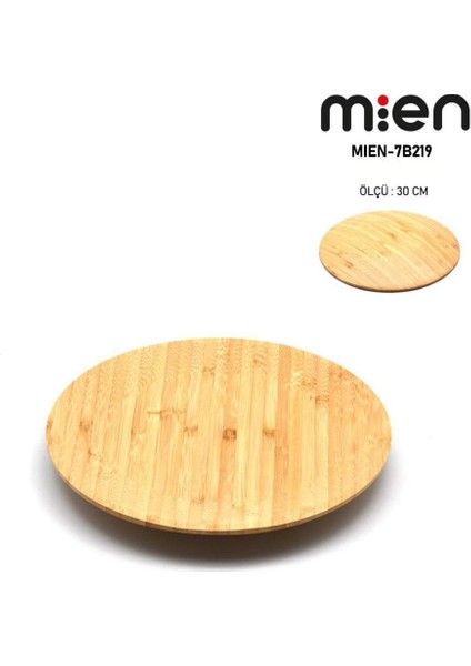 30 cm Bambu Sunum ve Servis Tabağı