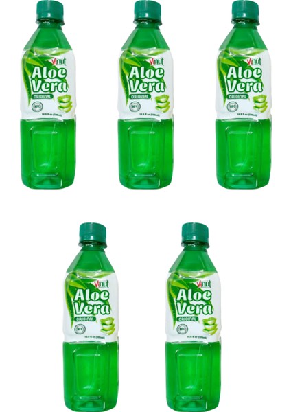 Aloe Vera Parçacıklı Içecek 500 ml X5 Adet