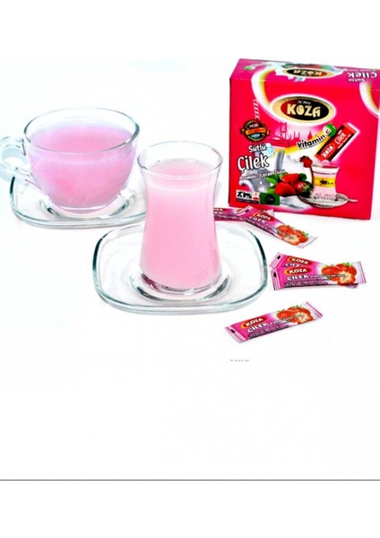 Koza Tek Içimlik Çilek Aromalı Toz Içecek 50'li fiyatları