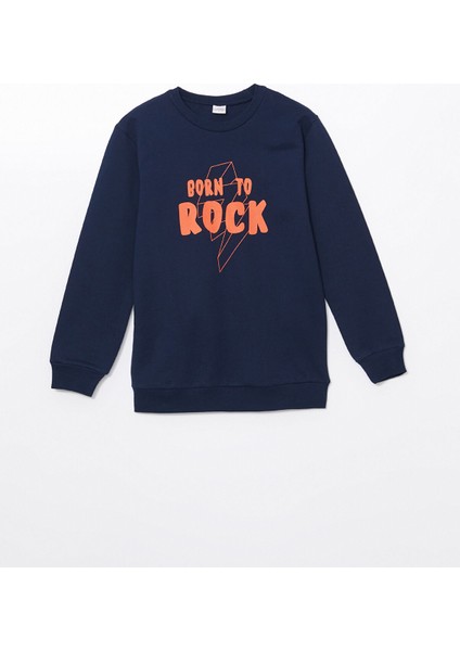 Yeni Sezon Bisiklet Yaka Erkek Çocuk Sweatshirt