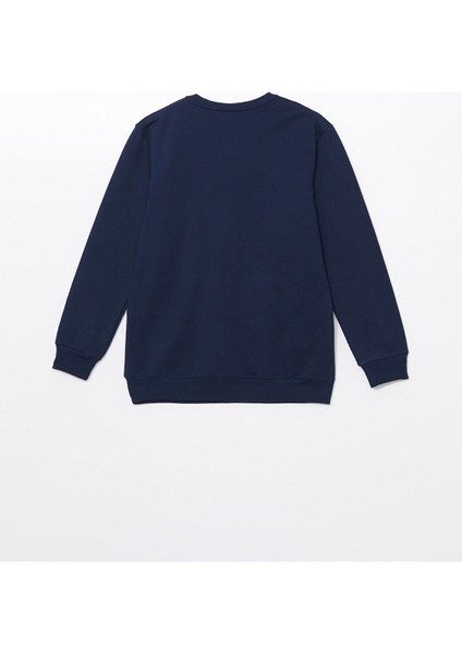 Yeni Sezon Bisiklet Yaka Erkek Çocuk Sweatshirt modelleri