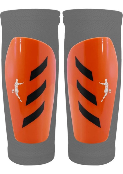 Pro Futbol Tekmeliği Çoraplı Çocuk Yetişkin Kaval Koruyucu Tekmelik Futbolcu Dizliği Sarı