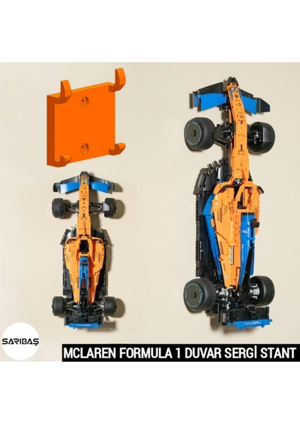 Technic Yapım Oyuncakları 42141 Mclaren Formula 1 - Model Araba Uyumlu Duvar Sergi Stant
