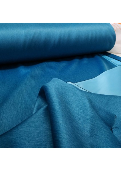 Turkuaz - Blackout Fon Perde - Pilesiz Düz Dikim - TURK1616 fırsatları