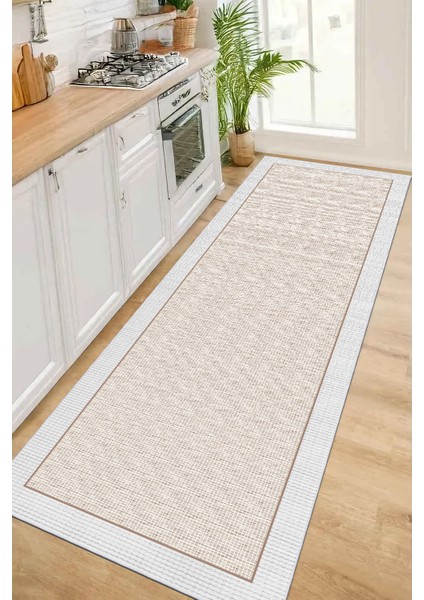 Pamuk Dokuma Taban Kaymaz Yıkanabilir Sisal Desenli Yolluk Salon Yolluğu Mutfak Yolluğu Koridor Yolluğu Antre Halıları