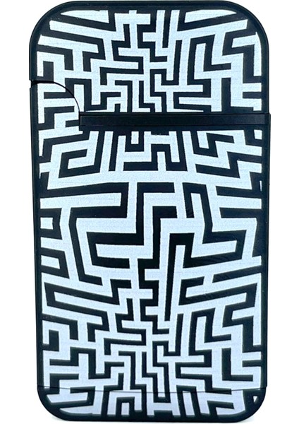 Cool Tasarım Jet Alev Çakmak - B&w Maze