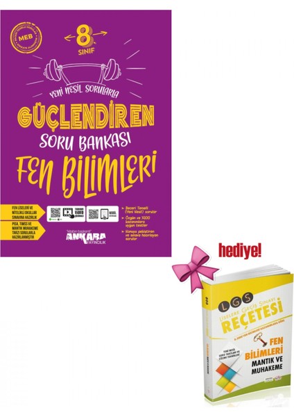 Ankara 8. Sınıf Fen Bilimleri Güçlendiren Soru Bankası + Editör F