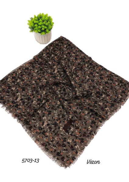 5703 Flamlı Pamuk Eşarp