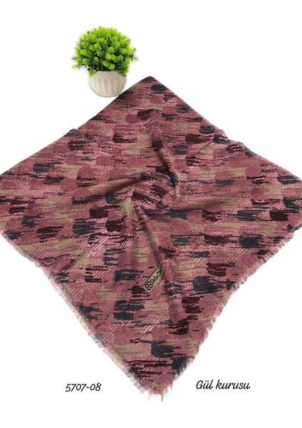5707 Flamlı Pamuk Eşarp