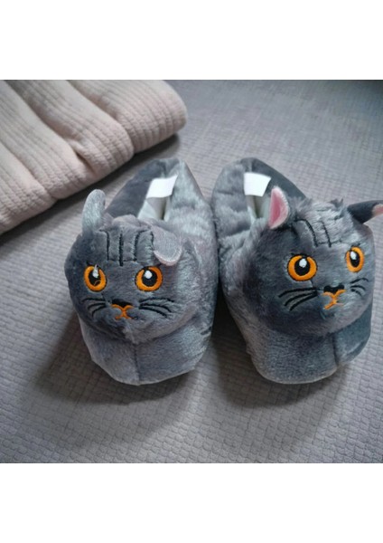 Kadın Panduf Kadın Gri Panduf Kedi Pandufu