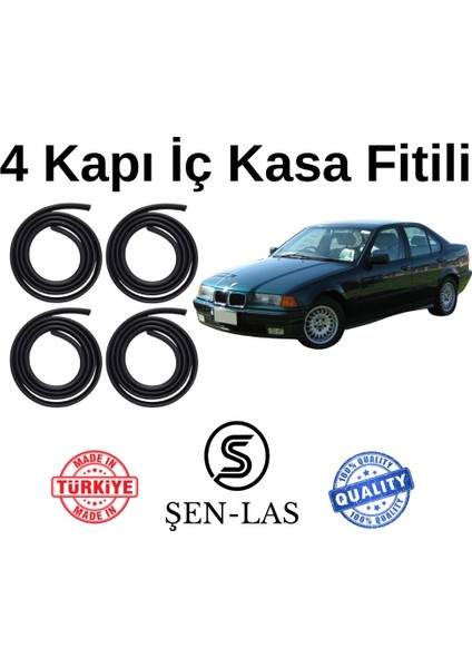 Bmw 3 Serisi E36 (1992-1998) Şen-Las Kadifeli 4 Kapı Fitili ŞL32310