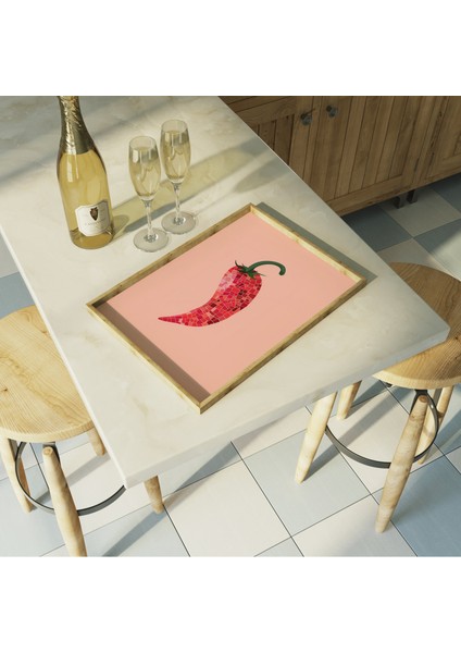 Kırmızı Biber Poster, Mutfak Duvar Sanatı, Mutfak Baskıları, Yemek Odası Duvar Sanatı, Dopamin Dekoru, Baskılar indirimleri