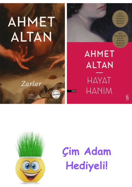 Ahmet Altan 2 Kitap Seti + Çim Adam Hediye