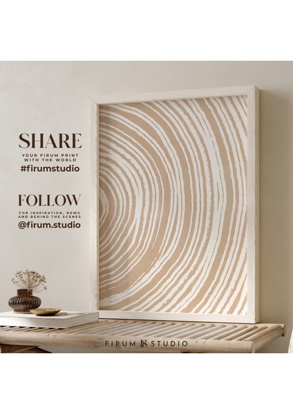 Bej Soyut Sanat, Çizgi Sanatı Poster, Hafif Estetik Sanat, Japandi, Sıcak Estetik fiyatları