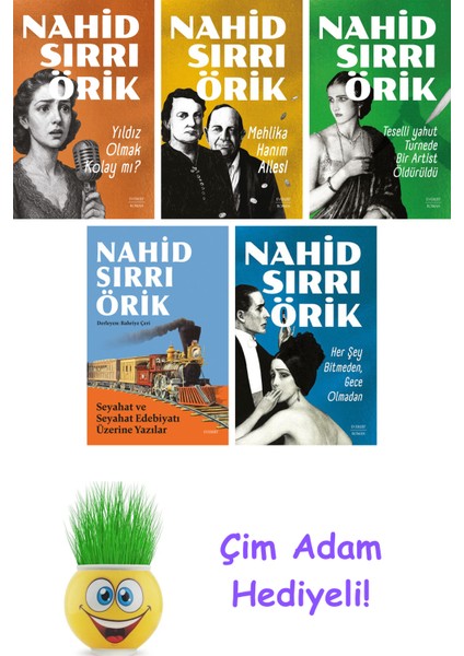 Nahid Sırrı Örik 5 Kitap Seti + Çim Adam Hediye