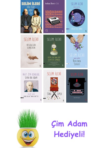 Selim Ileri 9 Kitap Seti + Çim Adam Hediye