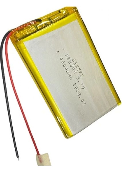 855080 3.7V 4000MAH Li-Polymer Pil (DEVRELI/1.5A)