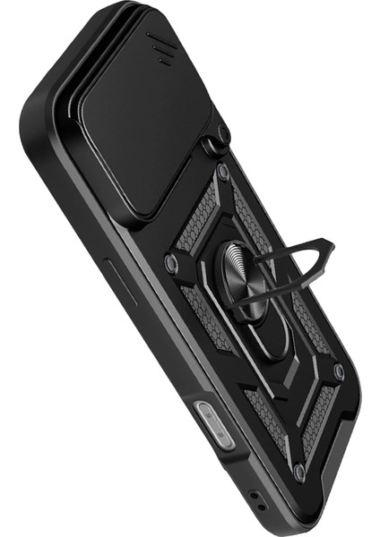 Apple iPhone 17 Pro Kılıf Kamera Korumalı Sürgülü Yüzüklü Armor Military Tank Kızaklı Sert Kapak modelleri