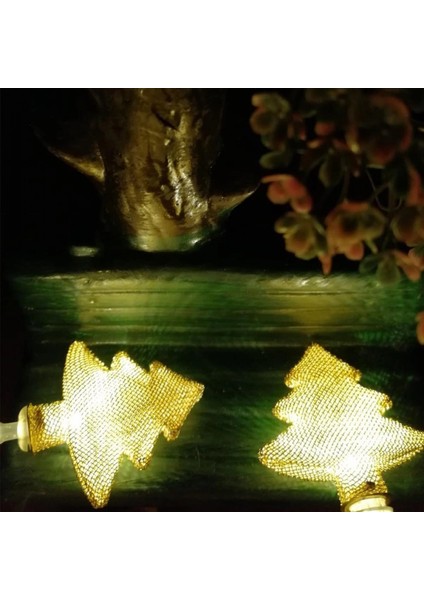 Metal Örgülü Çam Ağacı Şeklinde Günışığı Şerit LED Işık Zinciri (4887) indirimleri