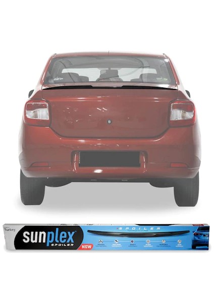 Sunplex Renault Symbol 2013- Bagaj Üstü Spoiler Piano Black