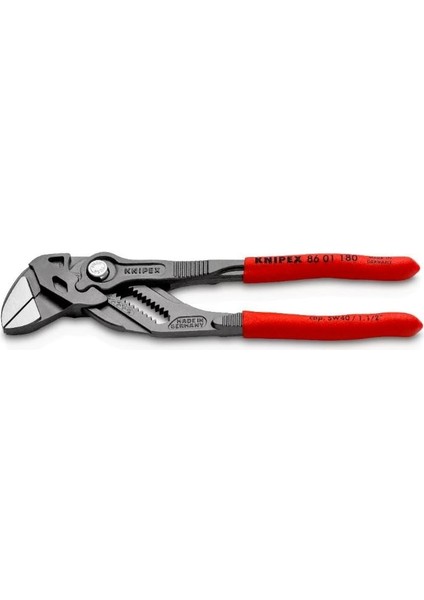 Knıpex Düz Ağızlı Rekor Fort Pense Buton Ayarlı 180 mm (8601180)