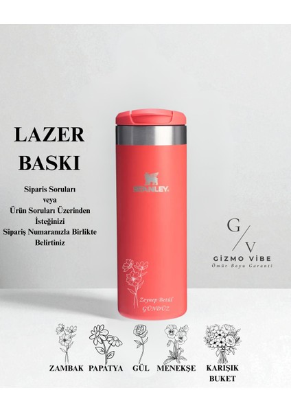 Kişiselleştirilebilir The Aerolight Transit Mug 0.47 Lt / 16 Oz Koyu Yeşil