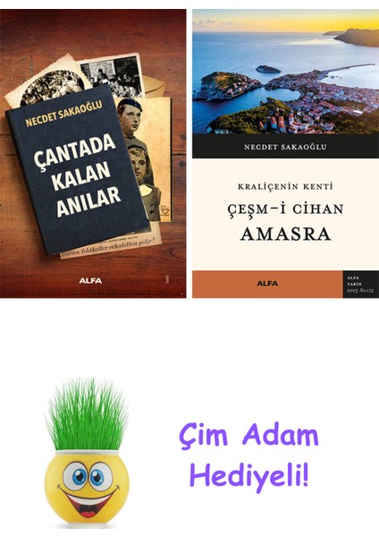 Necdet Sakaoğlu 2 Kitap Seti + Çim Adam Hediye