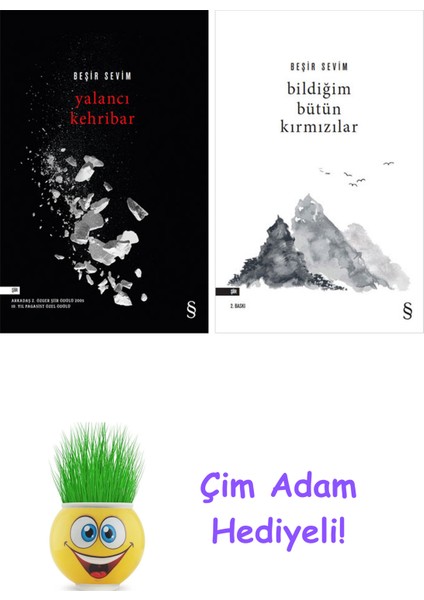 Beşir Sevim 2 Kitap Seti + Çim Adam Hediye