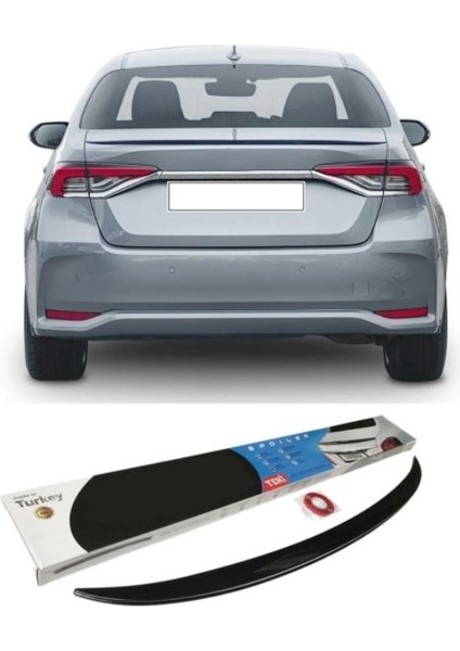 Sunplex Toyota Corolla Bagaj Üstü Spoiler Piano Black 2018-2021