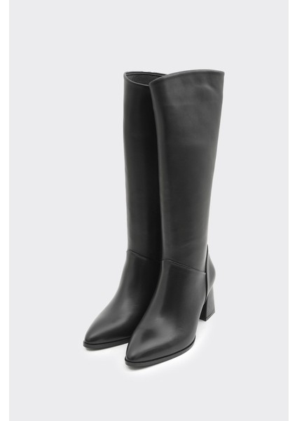 Hakiki Deri Fermuarlı Kadın Çizme fiyatları