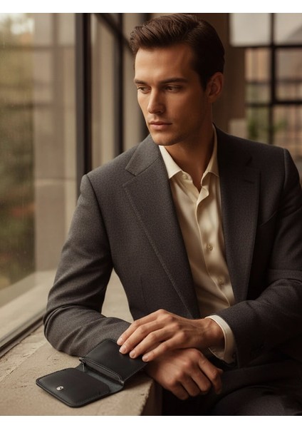 Deri Mini Kartlık Küçük Cüzdanı