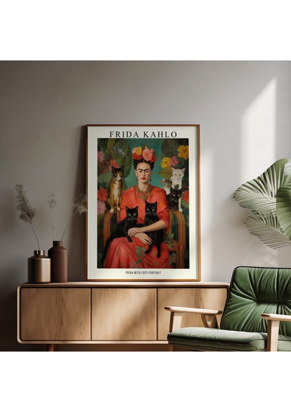 Frida Kahlo ve Kedi Duvar Sanatı