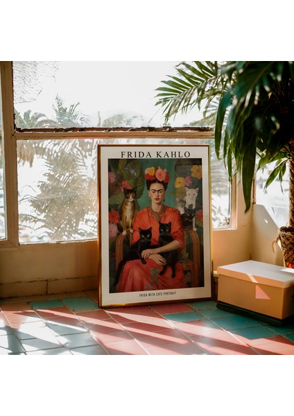Frida Kahlo ve Kedi Duvar Sanatı indirimleri