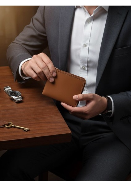 Deri Mini Kartlık Küçük Cüzdanı