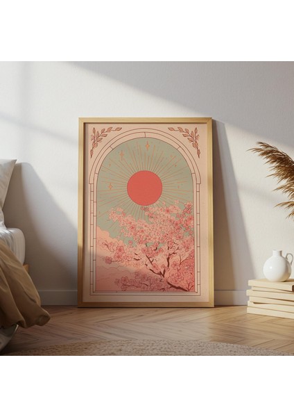 Kiraz Çiçeği Sanatı: Gün Doğumu Sakura Ağacı, Halk Sanatı (/)