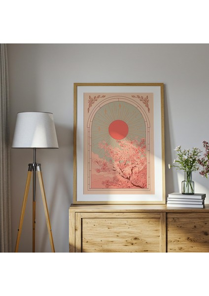 Kiraz Çiçeği Sanatı: Gün Doğumu Sakura Ağacı, Halk Sanatı (/) modelleri