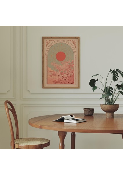 Kiraz Çiçeği Sanatı: Gün Doğumu Sakura Ağacı, Halk Sanatı (/)