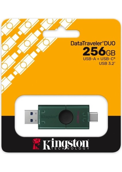 Kingston DTDEG2-256GB 256GB Usb-A + Usb-C 3.2 Gen 1 Datatraveler Duog2 Flash Bellek fiyatları