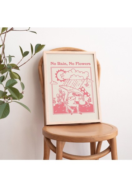 Retro Kurbağa Duvar Baskısı, Vintage Mantar Illüstrasyonu, A3 A4 A2 Baskılar, Zümrüt Yeşili Poster fırsatları